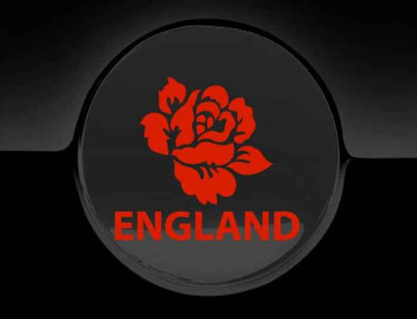 Rose Of England Fuel Cap Cover Car Sticker