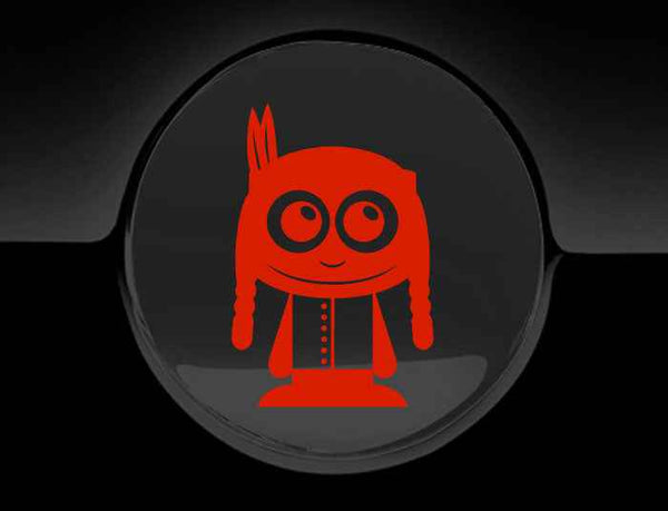 Adorable Indian Fuel Cap Car Sticker