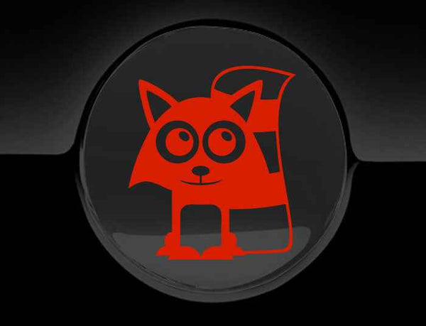 Adorable Raccoon Fuel Cap Car Sticker