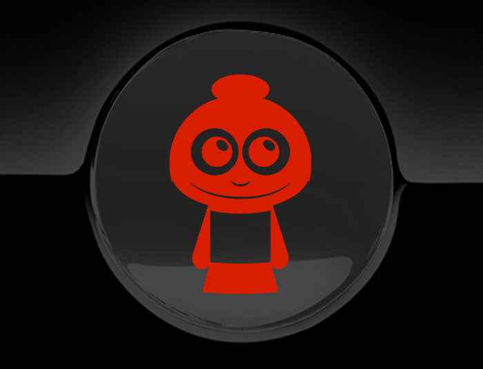 Adorable Grandma Fuel Cap Car Sticker