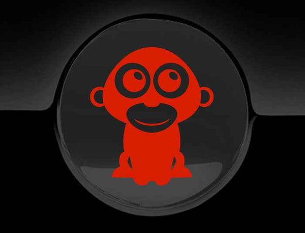 Adorable Gorilla Fuel Cap Car Sticker