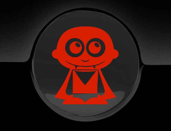 Adorable Vampire Fuel Cap Car Sticker