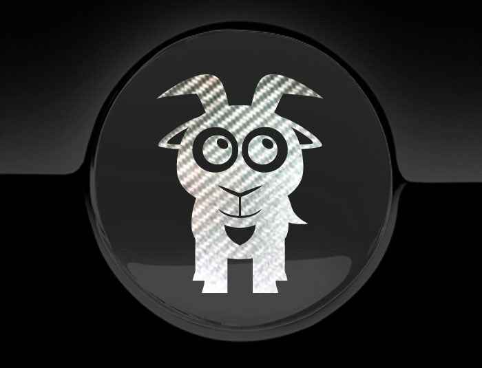 Adorable Goat Fuel Cap Car Sticker