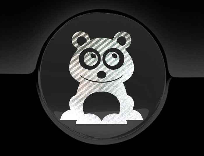 Adorable Panda Fuel Cap Car Sticker