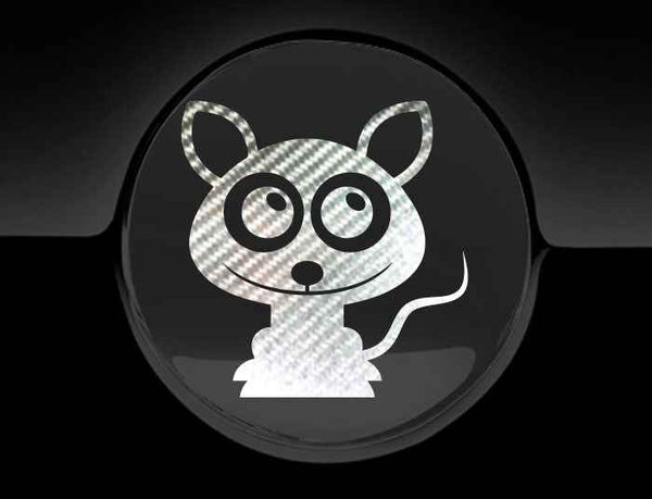 Adorable Rat Fuel Cap Car Sticker