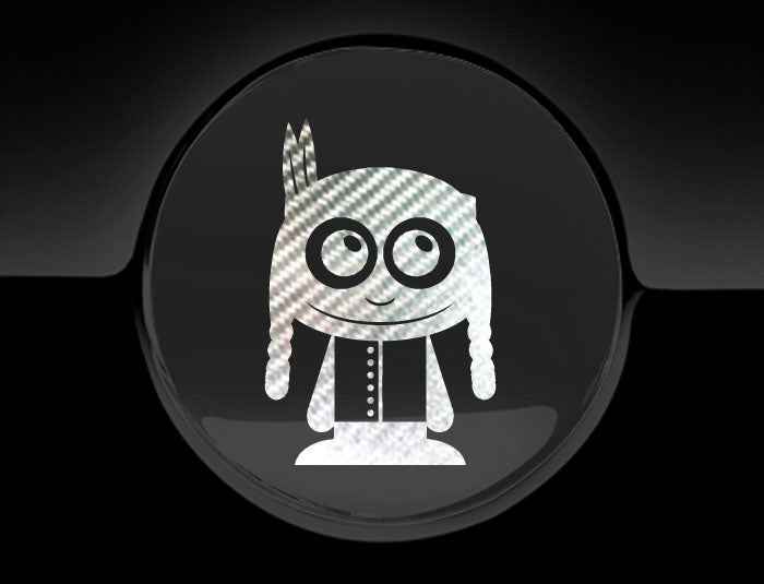 Adorable Indian Fuel Cap Car Sticker