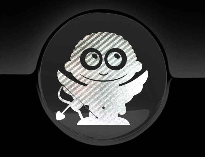 Adorable Cupid Fuel Cap Car Sticker