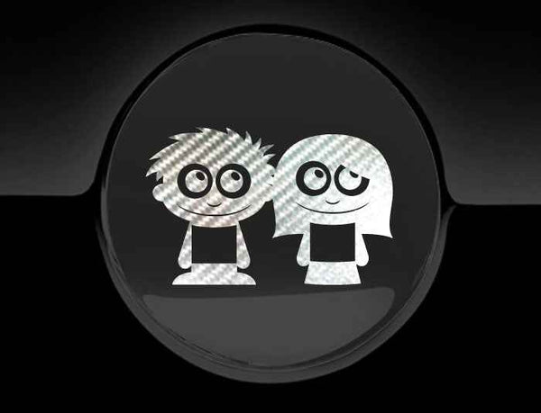 Adorable Friends Fuel Cap Car Sticker