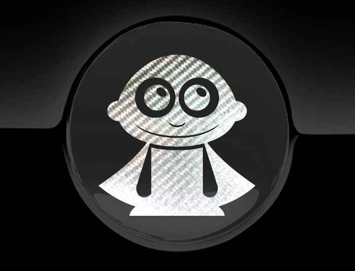 Adorable Superhero Fuel Cap Car Sticker