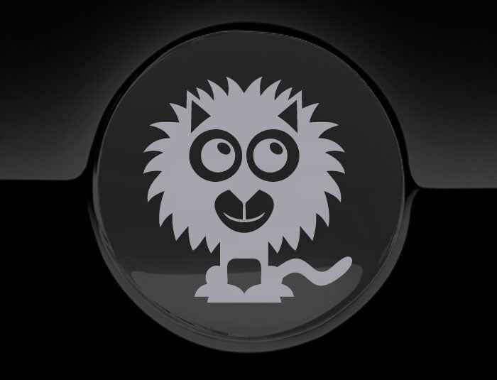 Adorable Lion Fuel Cap Car Sticker