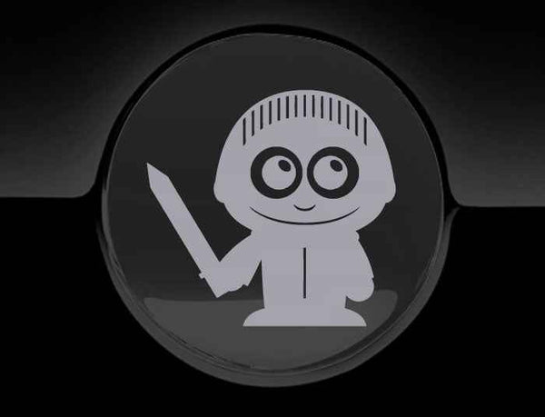 Adorable Knight Fuel Cap Car Sticker