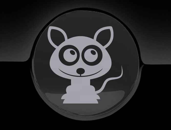 Adorable Rat Fuel Cap Car Sticker