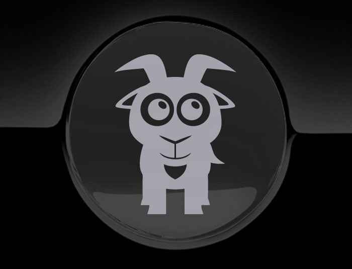 Adorable Goat Fuel Cap Car Sticker