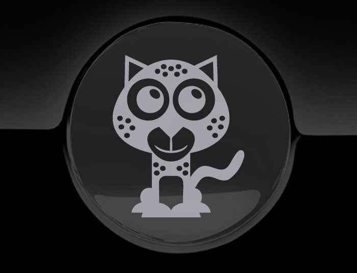 Adorable Cheetah Fuel Cap Car Sticker