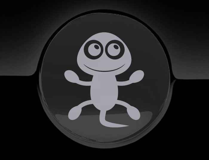 Adorable Lizard Fuel Cap Car Sticker