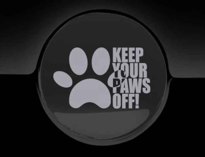 Keep Your Paws Off Fuel Cap Cover Car Sticker