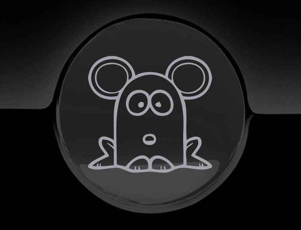 Funny Cartoon MouseFuel Cap Cover Car Sticker