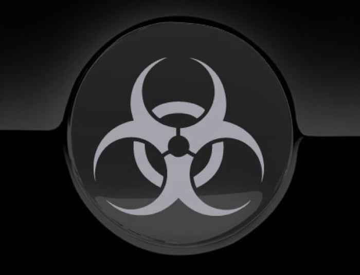 Biohazard Fuel Cap Cover Car Sticker