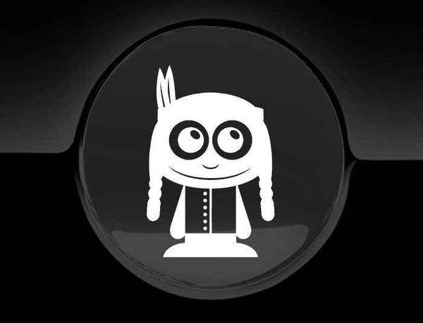Adorable Indian Fuel Cap Car Sticker