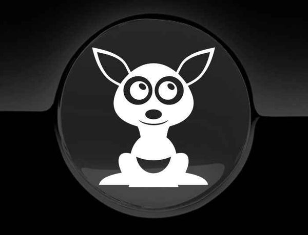 Adorable Kangaroo Fuel Cap Car Sticker