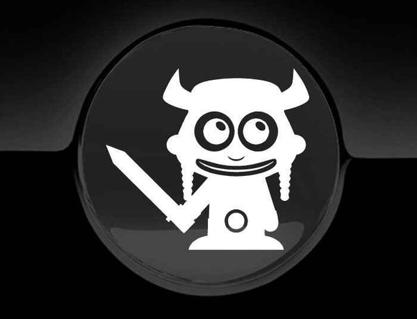 Adorable Viking Fuel Cap Car Sticker