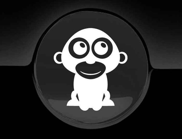 Adorable Gorilla Fuel Cap Car Sticker