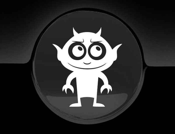 Adorable Demon Fuel Cap Car Sticker