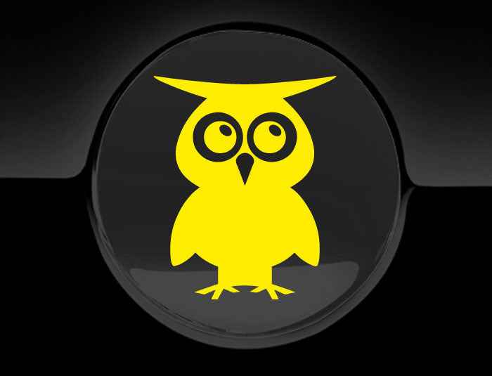 Adorable Owl Fuel Cap Car Sticker