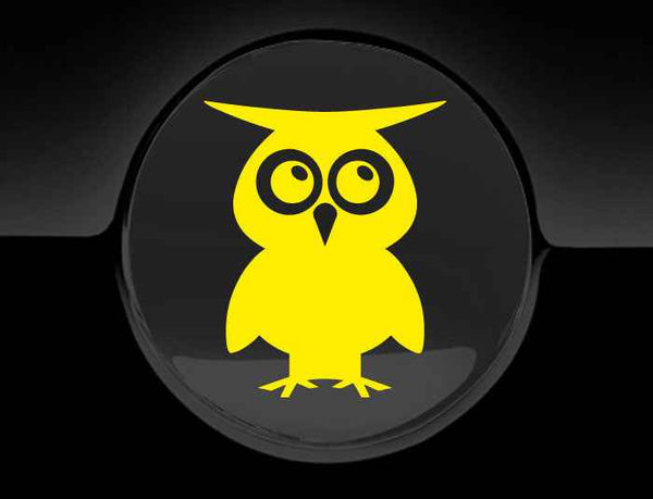 Adorable Owl Fuel Cap Car Sticker