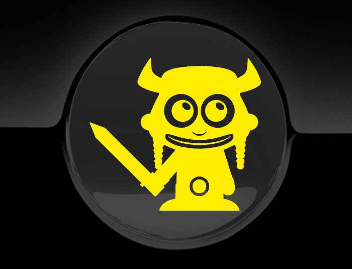 Adorable Viking Fuel Cap Car Sticker