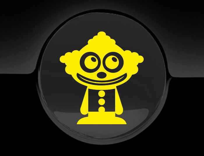 Adorable Clown Fuel Cap Car Sticker
