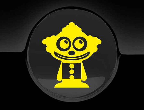 Adorable Clown Fuel Cap Car Sticker