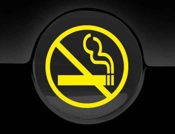 No Smoking Fuel Cap Cover Car Sticker