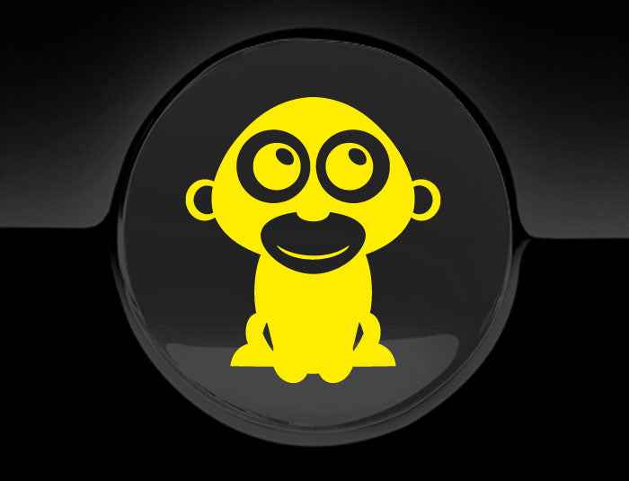 Adorable Gorilla Fuel Cap Car Sticker