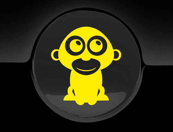 Adorable Gorilla Fuel Cap Car Sticker