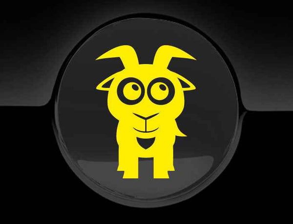 Adorable Goat Fuel Cap Car Sticker
