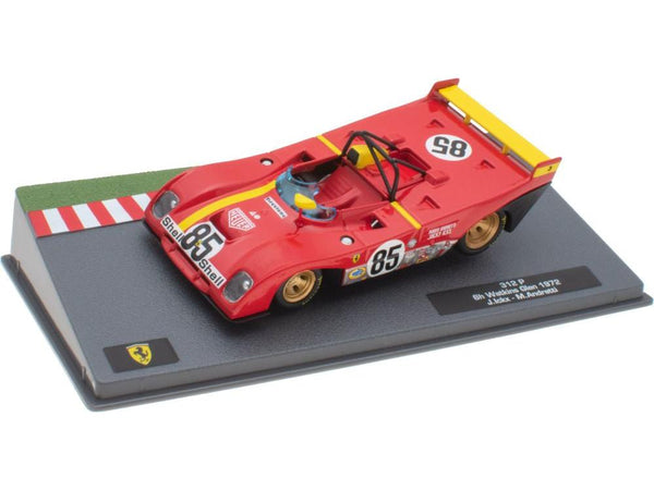 Ferrari 312 P 6H Waktins Glen 1972 Ickx/Andretti 1:43 Scale Diecast Model