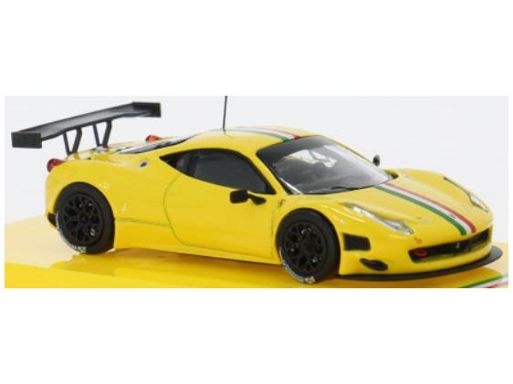 Ferrari 458 Italia GT3 Yellow 1:64 Scale Tarmac Works Diecast Model