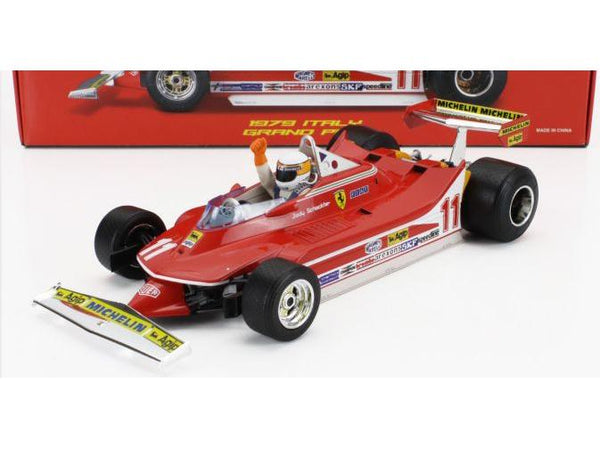 Ferrari F1 312T4 #11 Jody Scheckter Winner F1 Italian GP Monza 1979 1:18 Scale Bburago Diecast Model