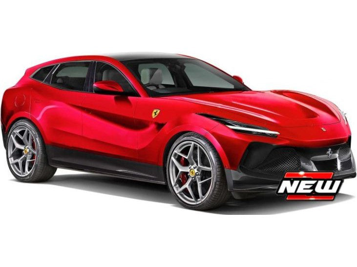 Ferrari Purosangue SUV red - 1:24 Scale Model Car