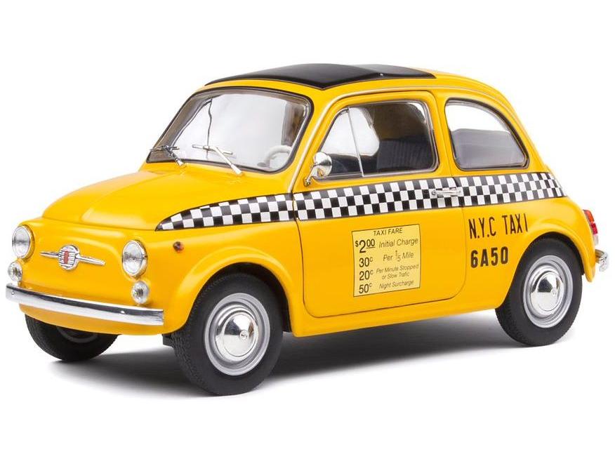 Fiat 500 Taxi NYC 1965 1:18 Scale Solido Diecast Model