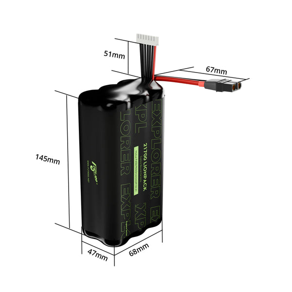 Flywoo Explorer Molicell P45B 21700 6S2P 9000mAh Lionpack Battery