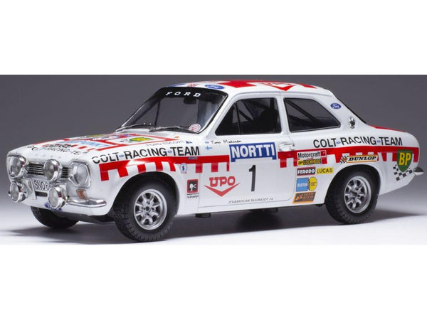 Ford Escort MKk1 RS 1600 #1 T.Makinen/H.Liddon 1000 Lakes Rally 1974 1:18 Scale Diecast Model