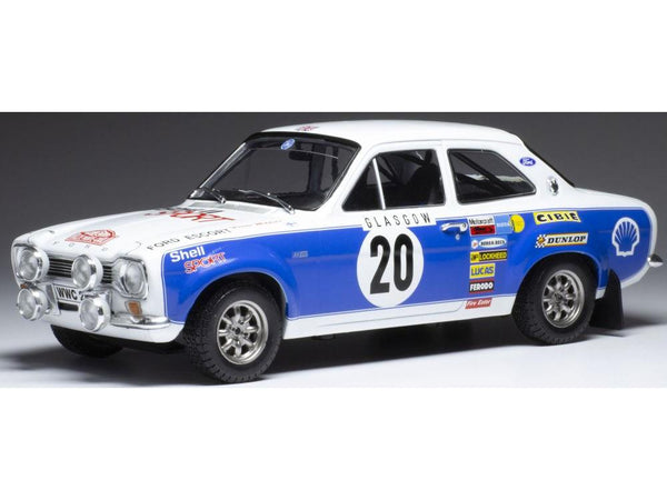Ford Escort MKk1 RS 1600 #20 H.Mikkola/J.Porter Rally Monte Carlo 1973 1:18 Scale Diecast Model