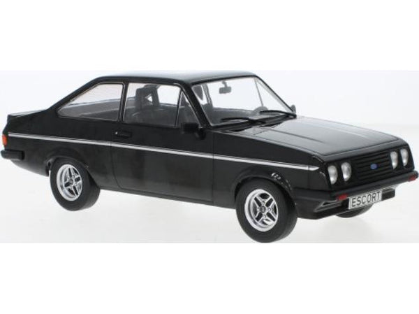 Ford Escort Mk2 RS2000 1977 Black 1:18 Scale Diecast Model Car Group