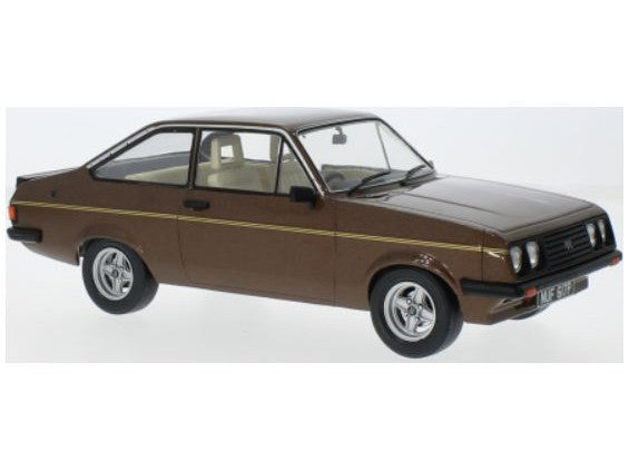 Ford Escort Mk2 RS2000 RHD NUF617P Metallic Dark Brown1:18 Scale Diecast Model Car Group