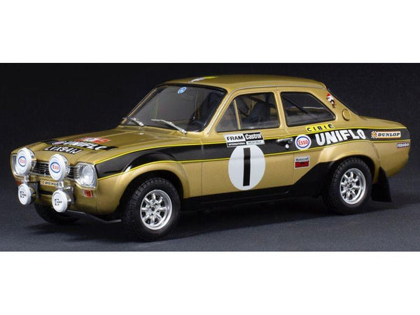 Ford Escort MkI RS 1600 #1 R.Clark/J.Porter Old Gold Welsh Rally 1972 1:18 Scale Diecast Model