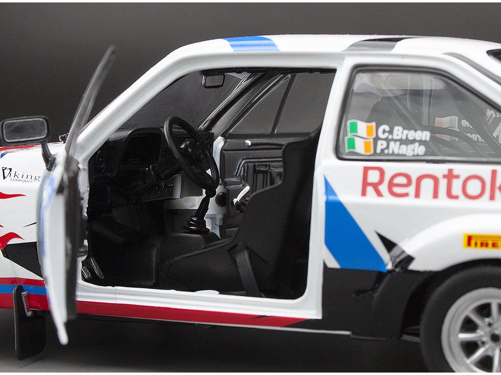 Ford Escort RS1800 #2 Breen Nagle 2nd Rentokil Initial Killarney Historic Rally 2019 1:18 Scale Sun Star Diecast Model