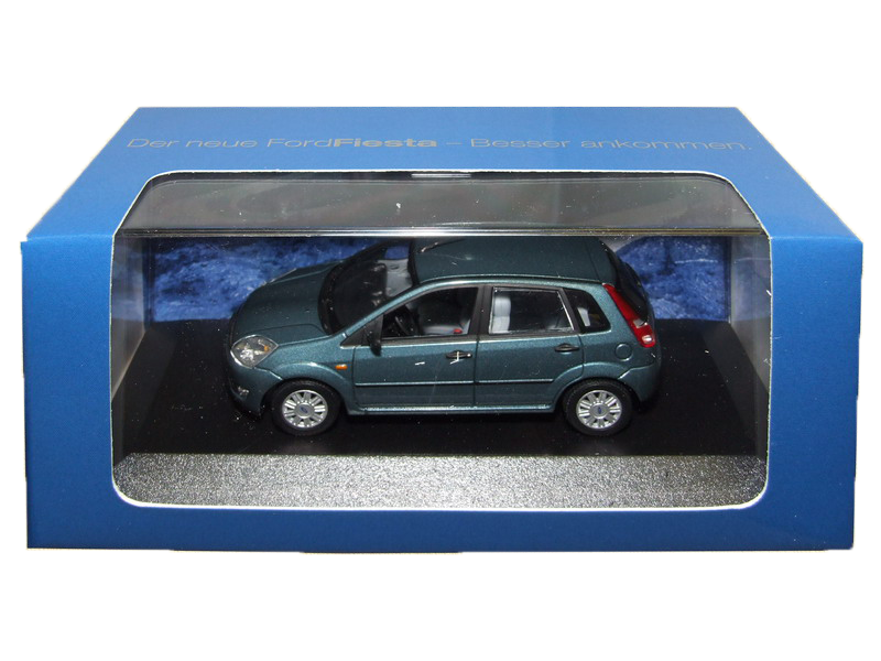 Ford Fiesta Mk5 5dr 2002 1:43 Scale Diecast Model - Metallic Green | Ford Dealer Model