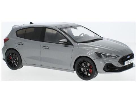 Ford Focus ST 2022 Metallic Grey 1:18 Scale Diecast Model Car Group